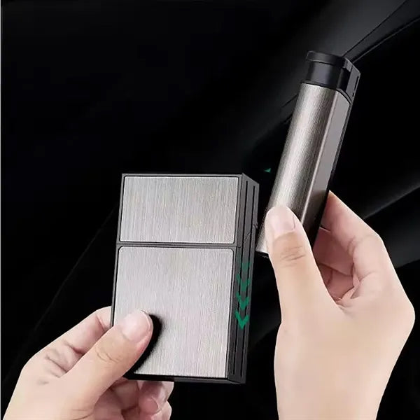 Integrated Flip-top Cigarette Case