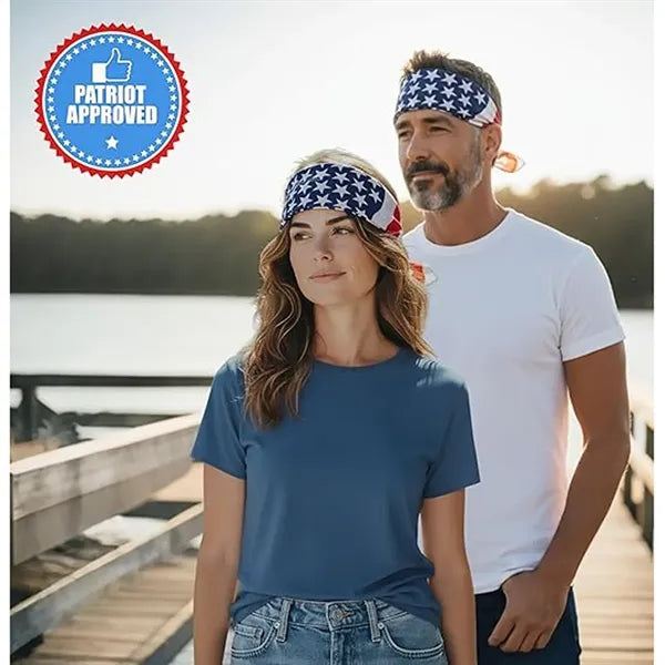 American Flag Bandana Headband