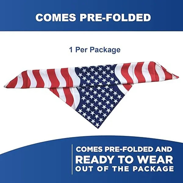 American Flag Bandana Headband