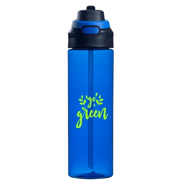 28 oz Iris Recycled PET Flip Straw Bottle