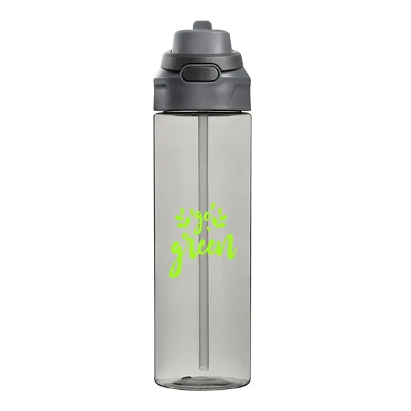 28 oz Iris Recycled PET Flip Straw Bottle