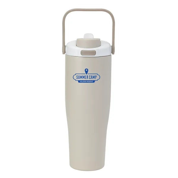 30 oz Lily Recycled Stainless Steel Vacuum Tumbler with F...