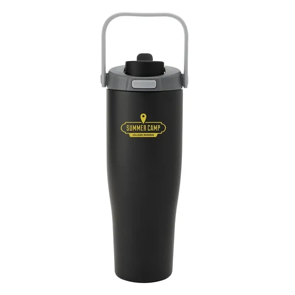 30 oz Lily Recycled Stainless Steel Vacuum Tumbler with F...