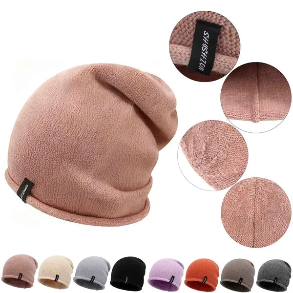 Knit Beanie Hat Knitted Cap