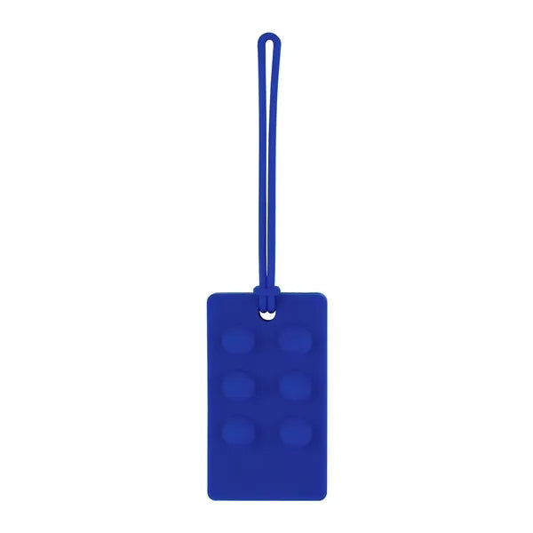 Recycled Push Pop Bubble Luggage Tag