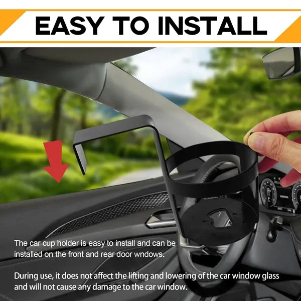 Universal Car Window Hook Cup Holder Organizer