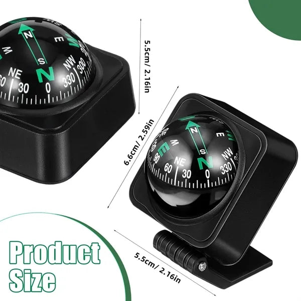 Dashboard Vehicle Compass Ball Navigation Guide
