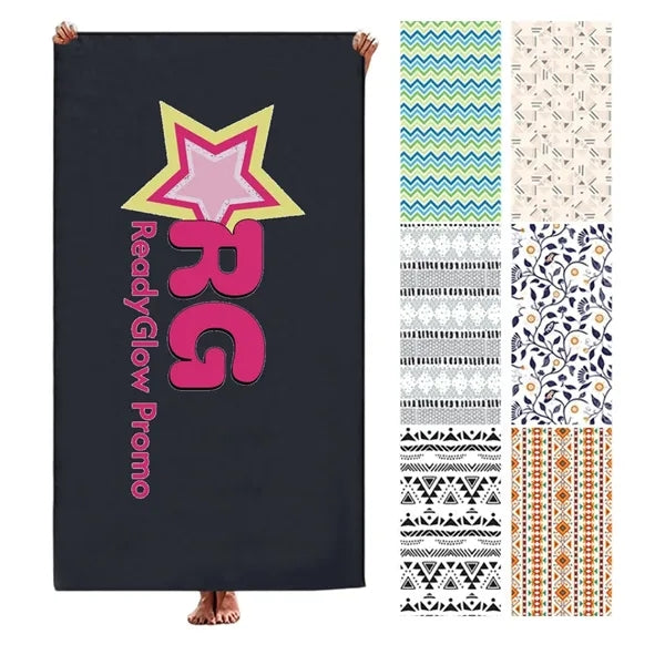 30x60 Inches Compact Microfiber Quick Dry Beach Towel