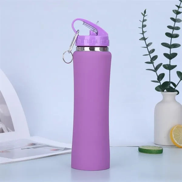 20 Oz Insulated Stainless Steel Sports Water Bottle