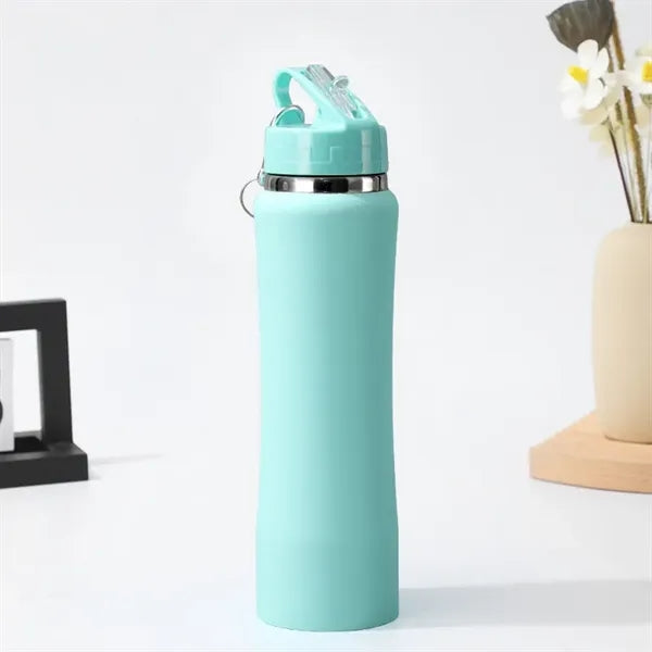 20 Oz Insulated Stainless Steel Sports Water Bottle