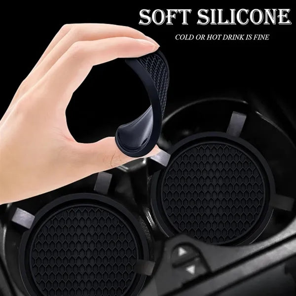 Universal Silicone Car Cup Holder Insert Coaster