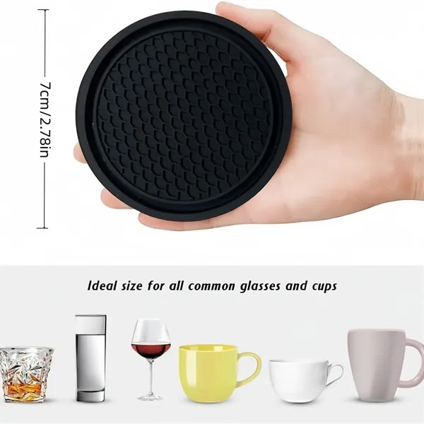 Universal Silicone Car Cup Holder Insert Coaster