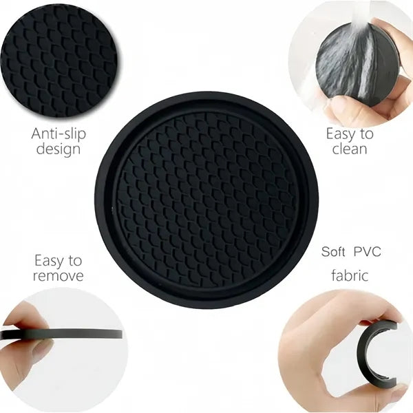 Universal Silicone Car Cup Holder Insert Coaster