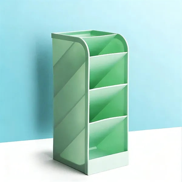 Inclined Pen Holder Desktop Pencil Organizer