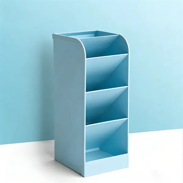 Inclined Pen Holder Desktop Pencil Organizer