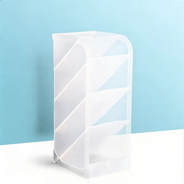 Inclined Pen Holder Desktop Pencil Organizer