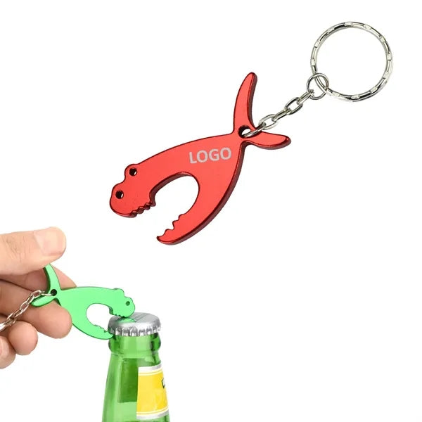 Novelty Shark Metal Keychain Bottle Opener