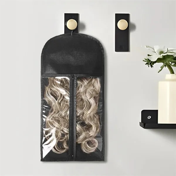 Dustproof Wig Storage Hanger Bag Clear Travel Safe
