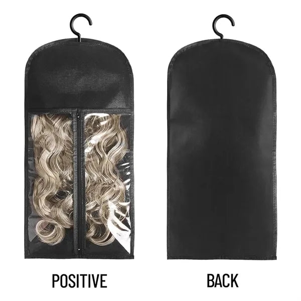 Dustproof Wig Storage Hanger Bag Clear Travel Safe