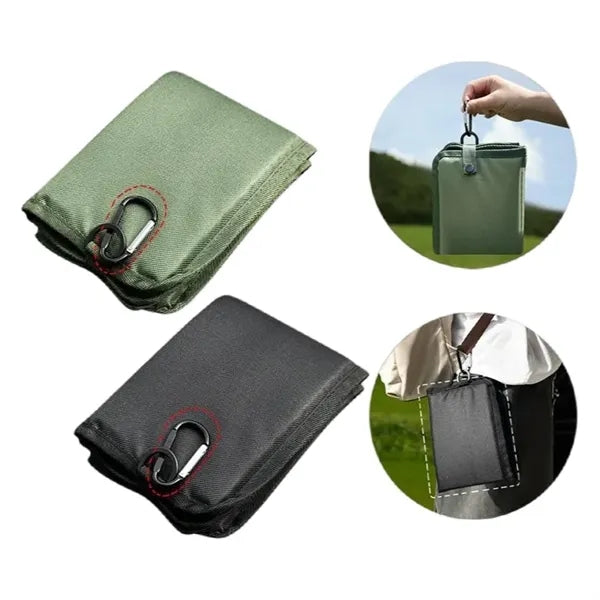 Foldable Outdoor Seat Cushion with Carabiner
