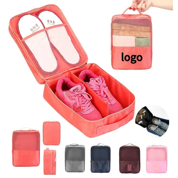 Portable Travel Shoe Bag Waterproof Storage Pouch 3 pair
