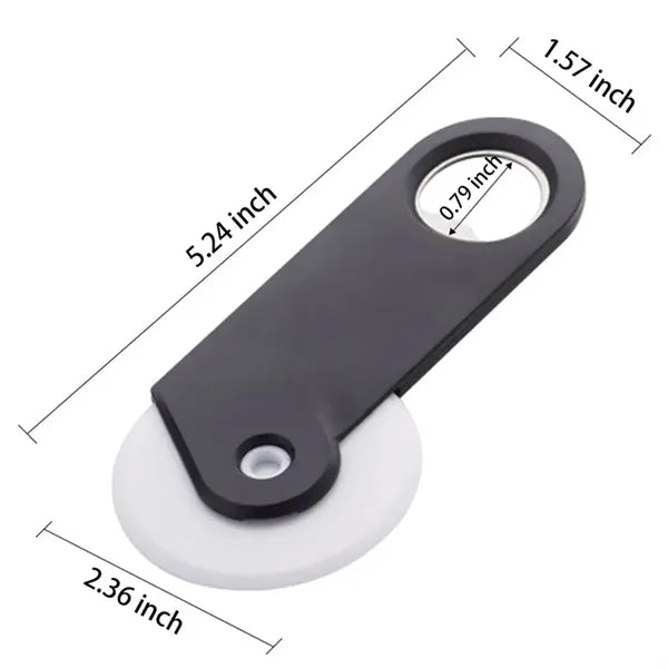 Roller Pizza Cutter With Bottle Opener