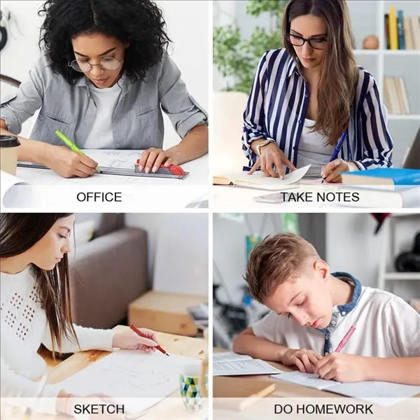 Black Gel Ink Rollerball Pens