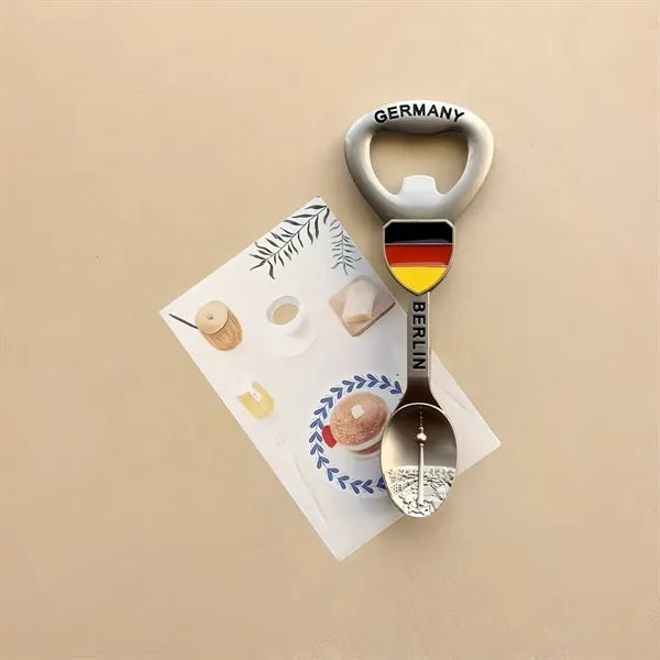 Travel Souvenir Bottle Opener City Landmark Spoon Decor