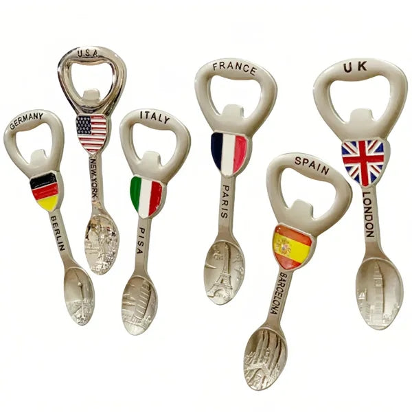 Travel Souvenir Bottle Opener City Landmark Spoon Decor