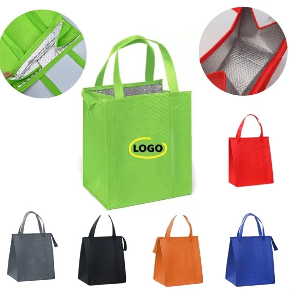 Insulated Non-Woven Grocery Tote Bag