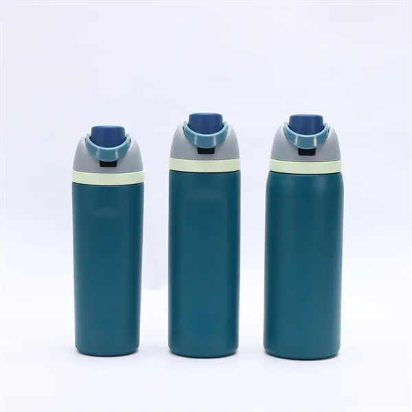 24oz Dual-Drink Stainless Steel Sports Bottle