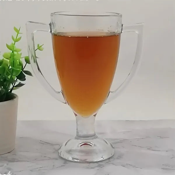 Trophy-Shaped Beer Glass