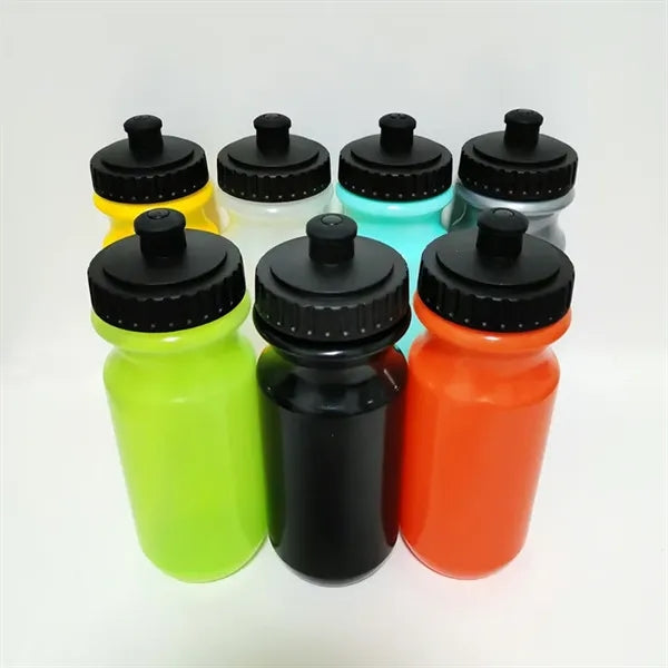 24oz HDPE Sports Squeeze Water Bottle with Silicone Spout
