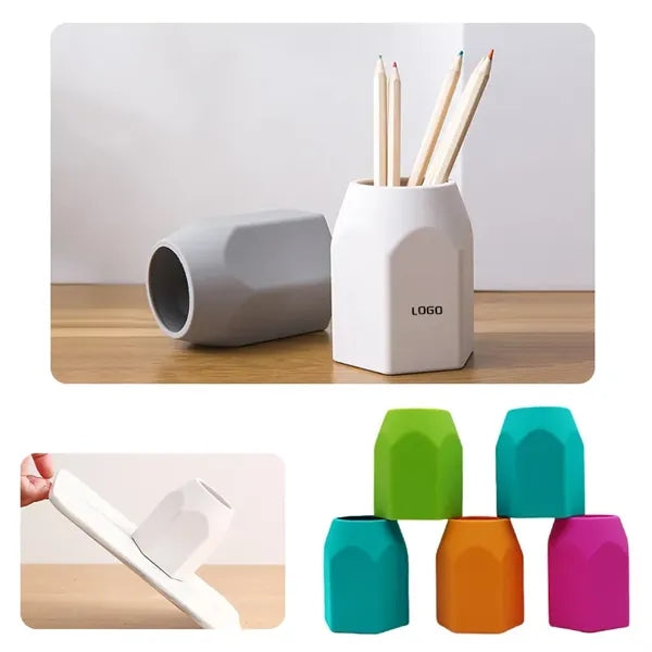 Silicone Soft Creative Pen Holder Desktop Organizer