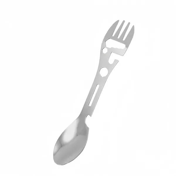 Camping Multitool Utensil Stainless Travel Gear