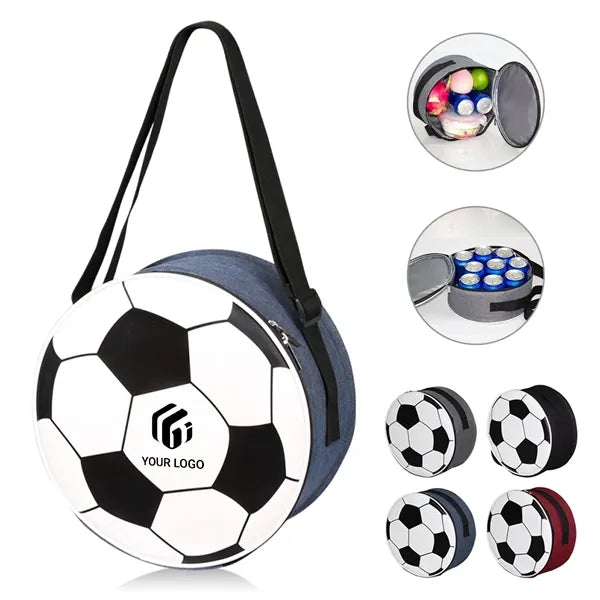 School travel picnic soccer insulated lunch cooler bag