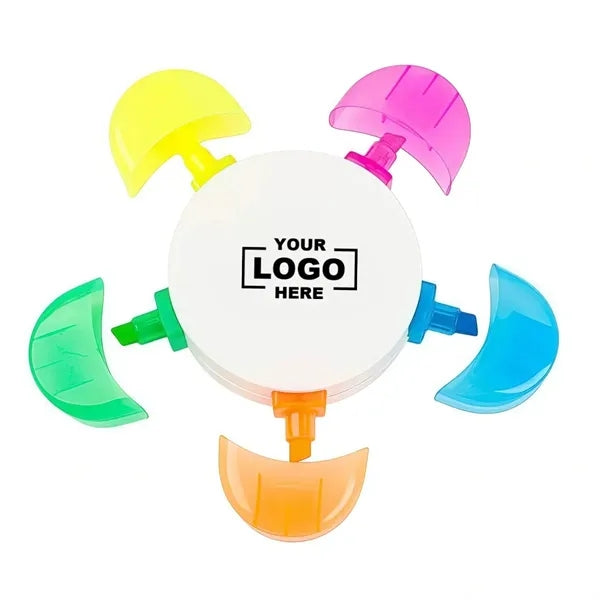 Five-color fluorescent pen