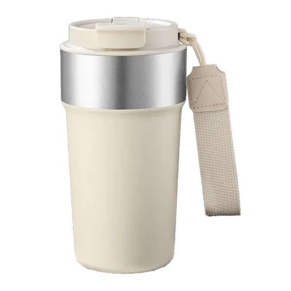 17oz Insulated Stainless Steel Coffee Mug with Rope Handle