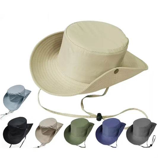 UV Sun Protection Hiking Bucket Hat With Wide Brim