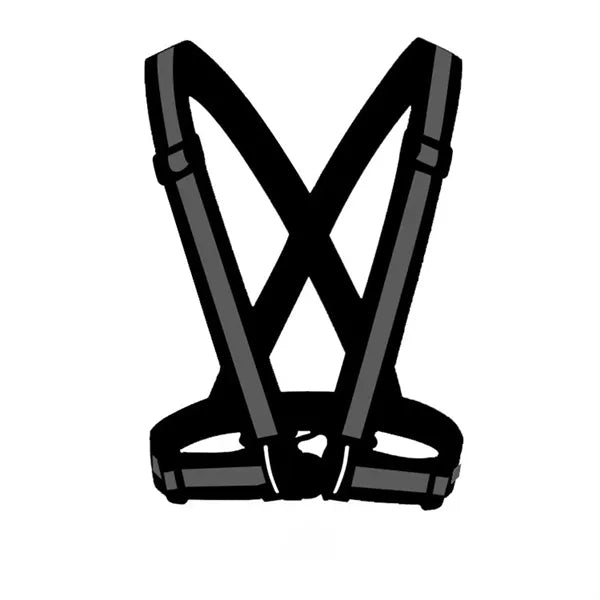Adjustable Reflective Safety Vest Harness for Night Running
