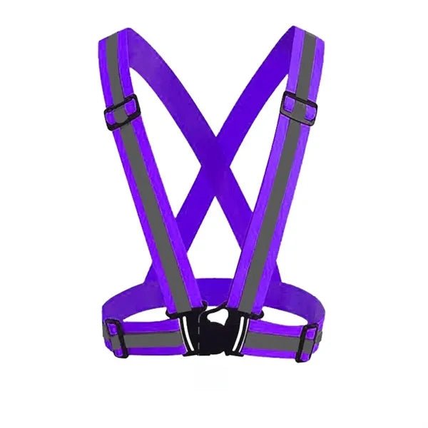 Adjustable Reflective Safety Vest Harness for Night Running