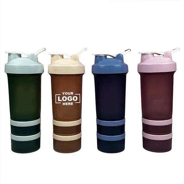 450ml three-layer shake cup