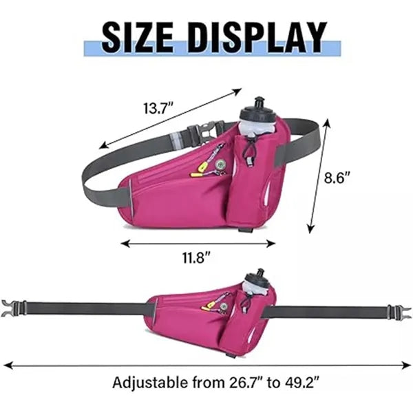 Water bottle waist bag