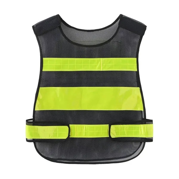 Mesh Reflective Gourd Safety Vest with Pockets for Outdoor