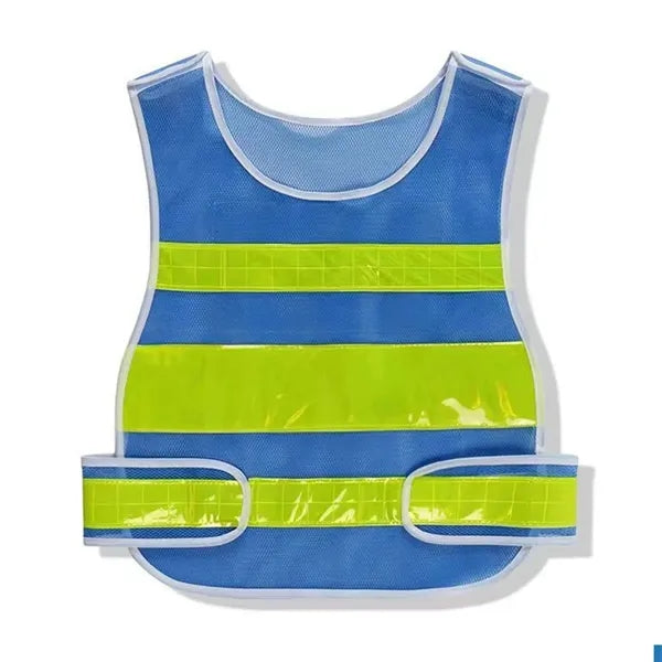 Mesh Reflective Gourd Safety Vest with Pockets for Outdoor