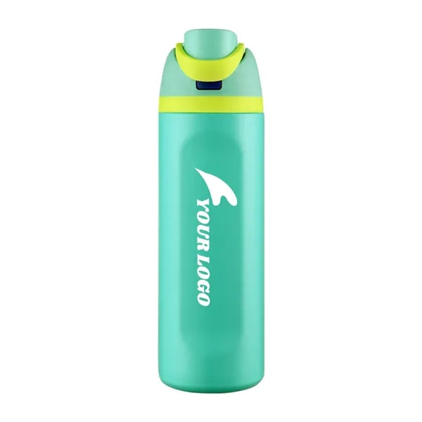 24oz Insulated Stainless Steel Water Bottle with Straw