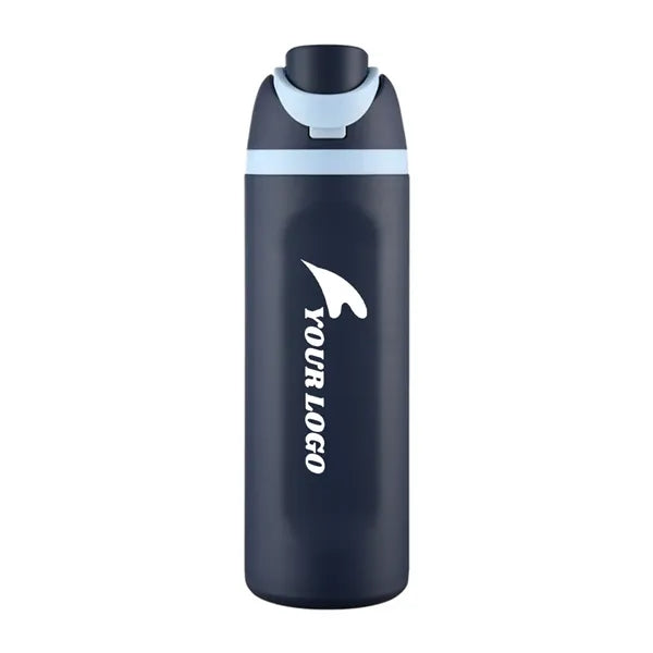 24oz Insulated Stainless Steel Water Bottle with Straw
