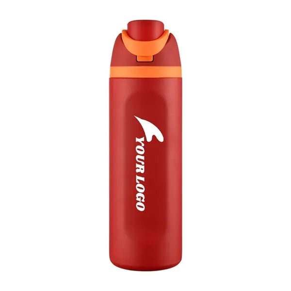 24oz Insulated Stainless Steel Water Bottle with Straw