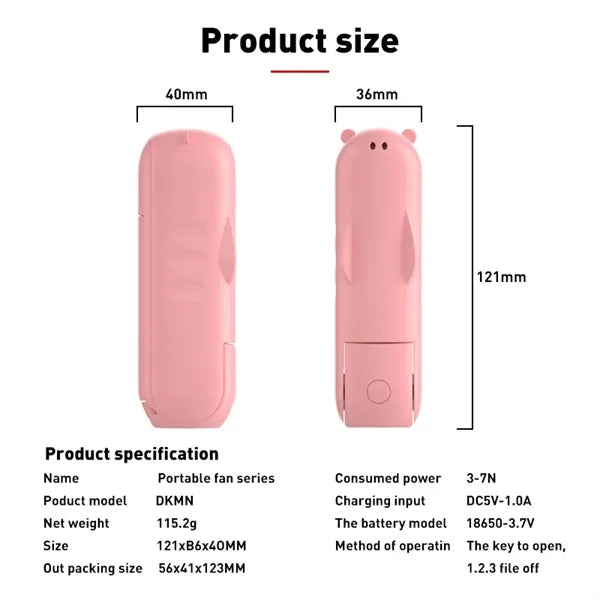 Portable USB Folding Mini Fan