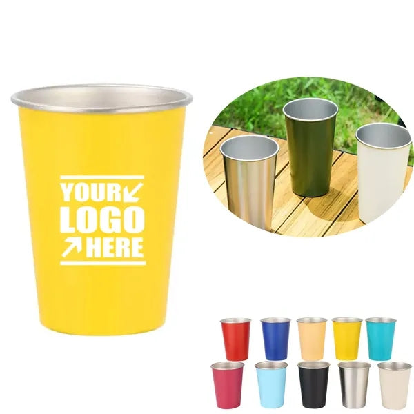 12 OZ. Stainless Steel Pint Cups